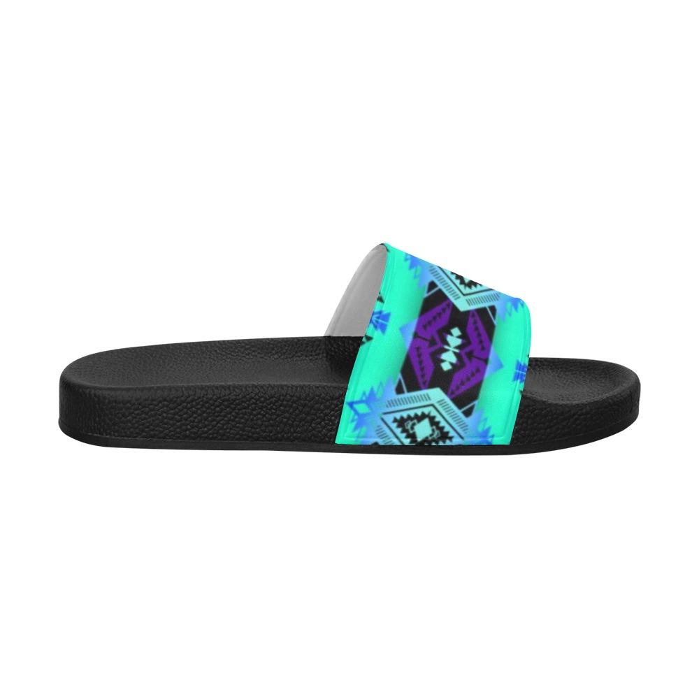 Sovereign Nation Sunrise Women's Slide Sandals (Model 057) Women's Slide Sandals (057) e-joyer