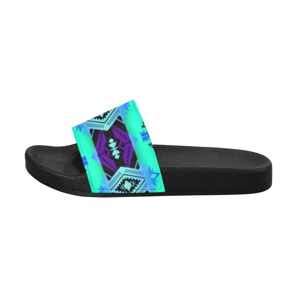Sovereign Nation Sunrise Women's Slide Sandals (Model 057) Women's Slide Sandals (057) e-joyer