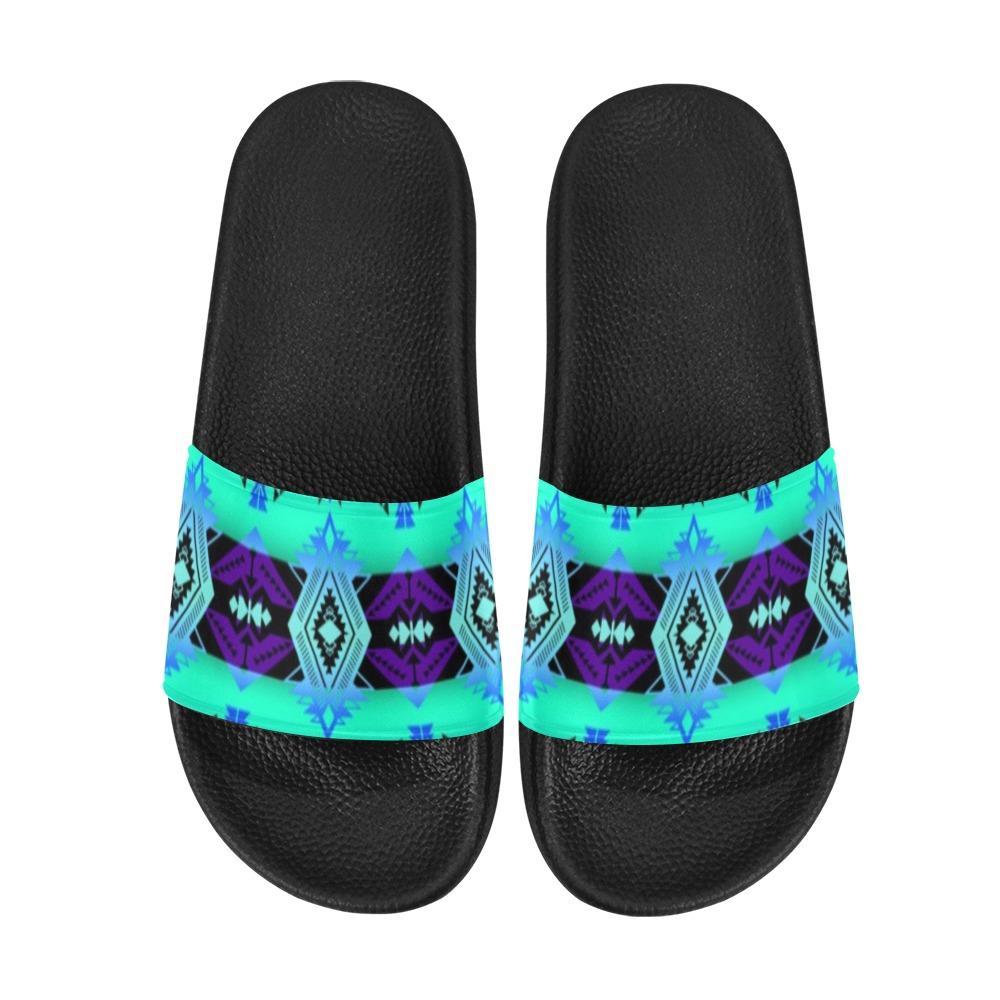 Sovereign Nation Sunrise Women's Slide Sandals (Model 057) Women's Slide Sandals (057) e-joyer