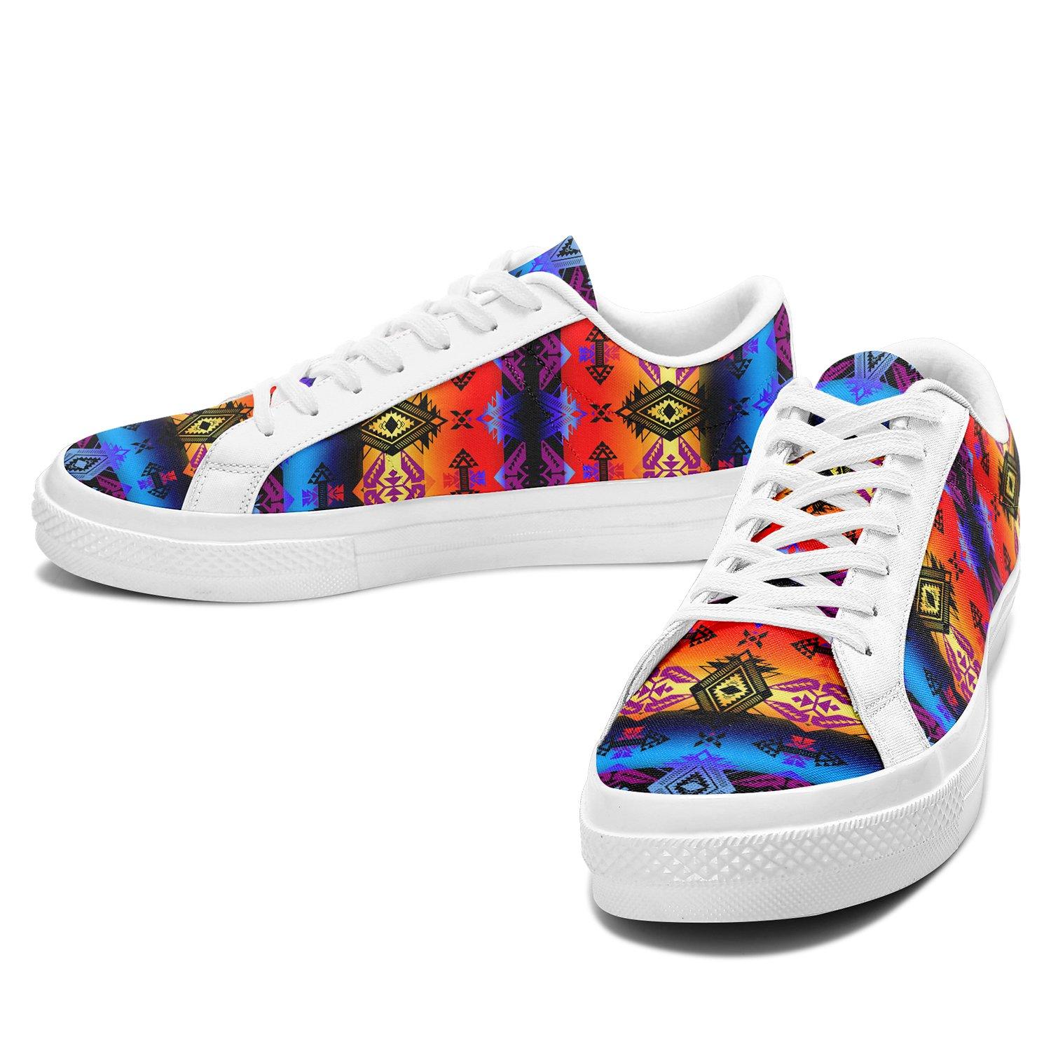 Sovereign Nation Sunset Aapisi Low Top Canvas Shoes White Sole 49 Dzine