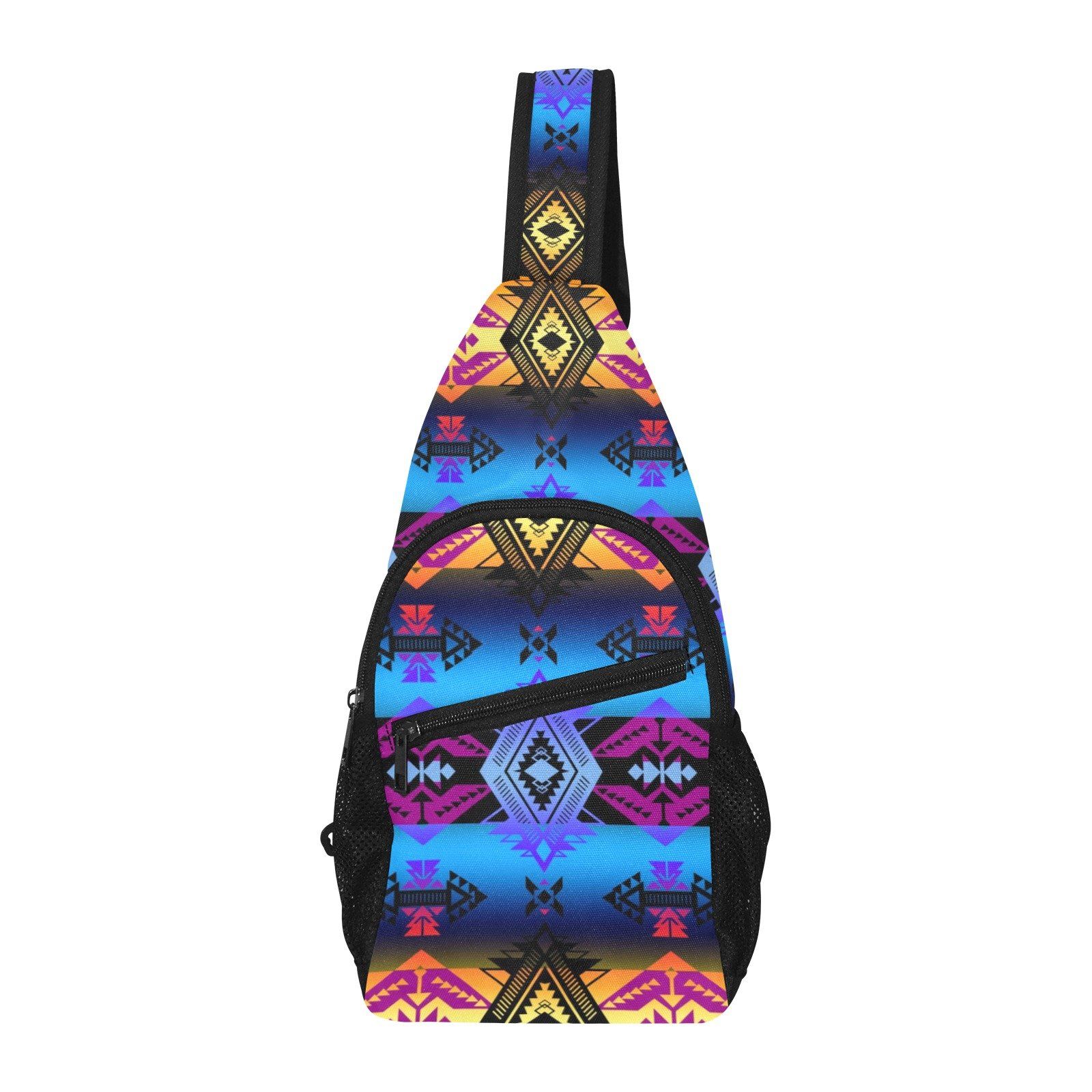 Sovereign Nation Sunset All Over Print Chest Bag (Model 1719) All Over Print Chest Bag (1719) e-joyer