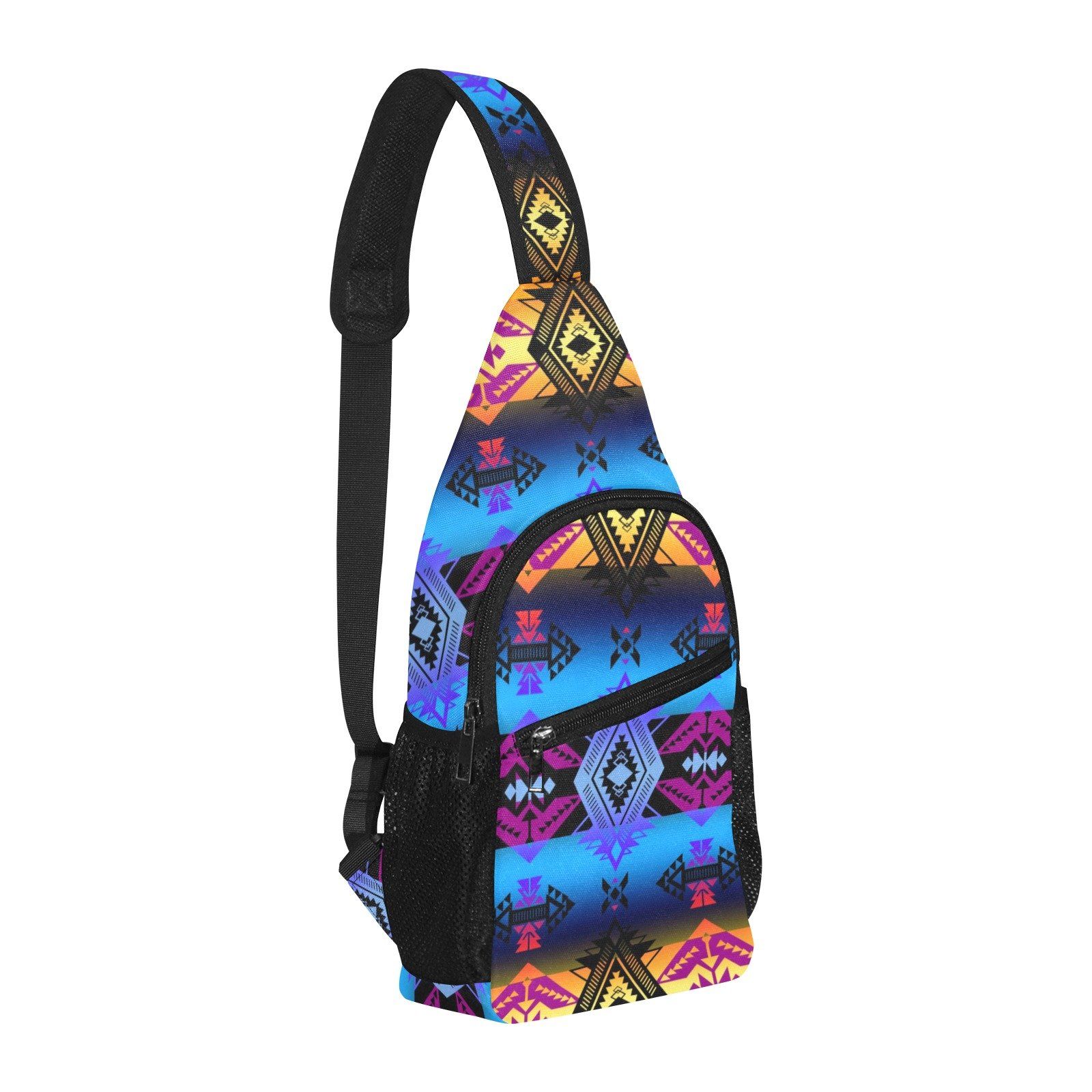 Sovereign Nation Sunset All Over Print Chest Bag (Model 1719) All Over Print Chest Bag (1719) e-joyer