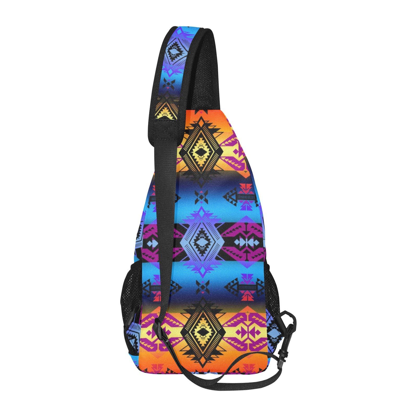 Sovereign Nation Sunset All Over Print Chest Bag (Model 1719) All Over Print Chest Bag (1719) e-joyer
