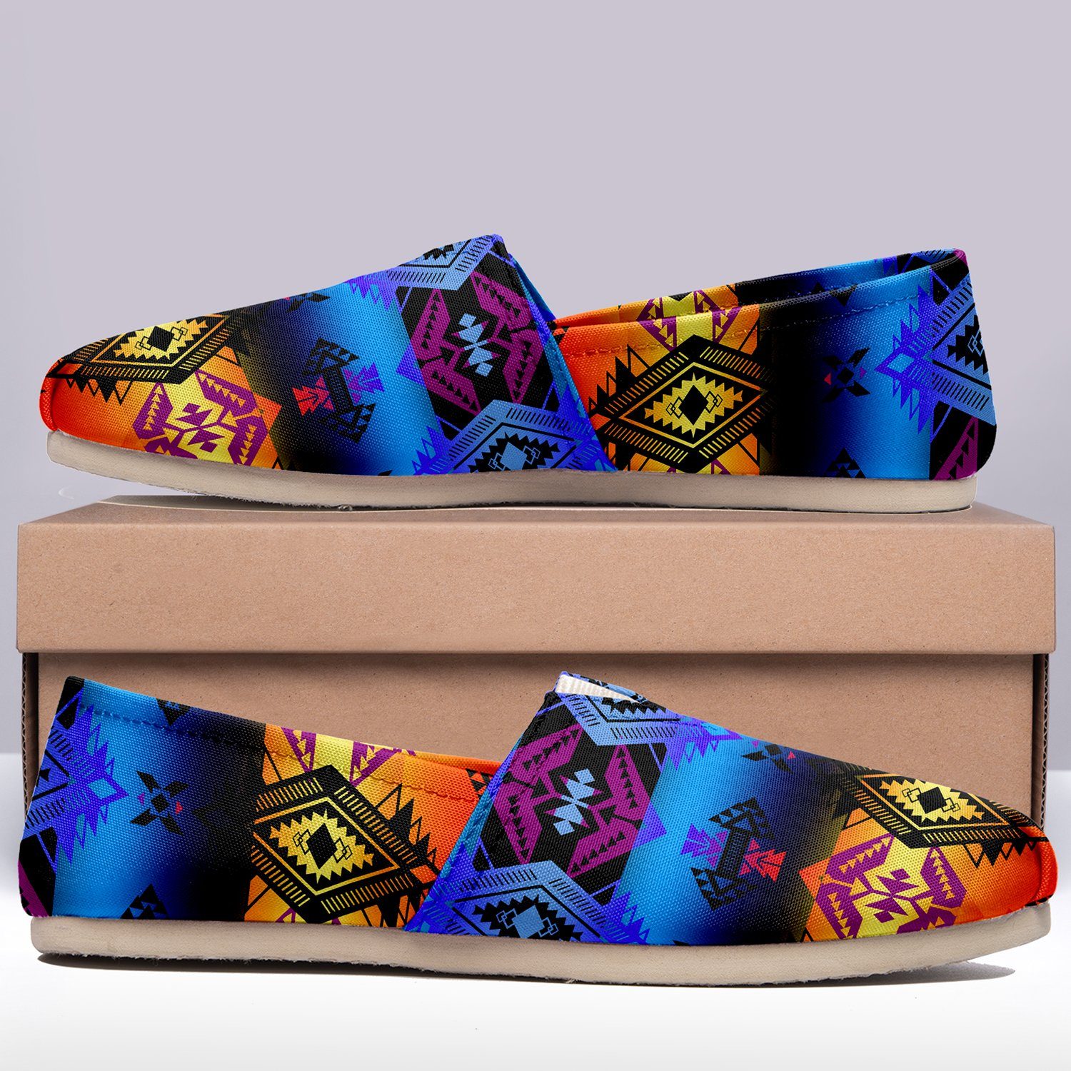Sovereign Nation Sunset Casual Unisex Slip On Shoe Herman