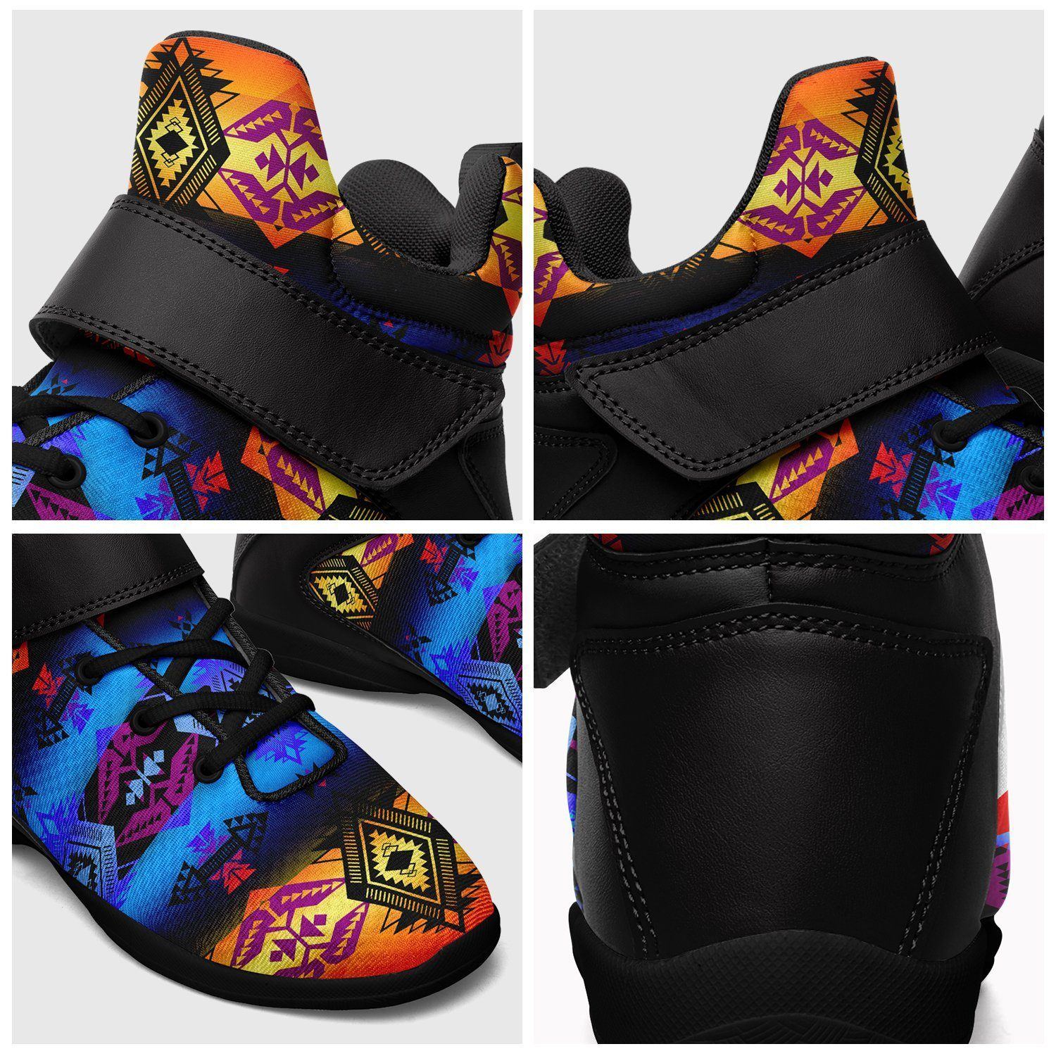 Sovereign Nation Sunset Ipottaa Basketball / Sport High Top Shoes - Black Sole 49 Dzine