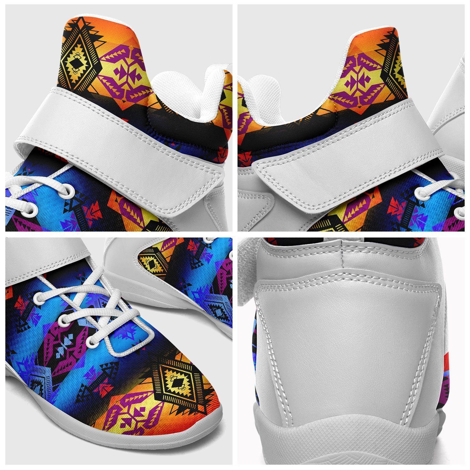 Sovereign Nation Sunset Ipottaa Basketball / Sport High Top Shoes - White Sole 49 Dzine
