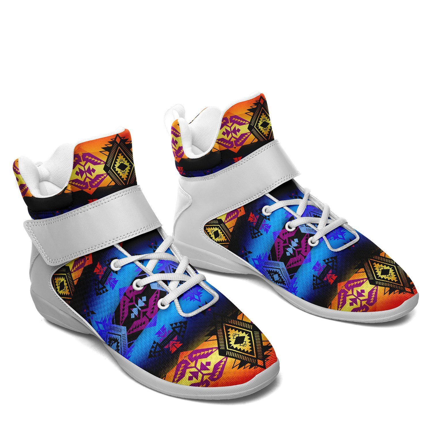 Sovereign Nation Sunset Ipottaa Basketball / Sport High Top Shoes - White Sole 49 Dzine
