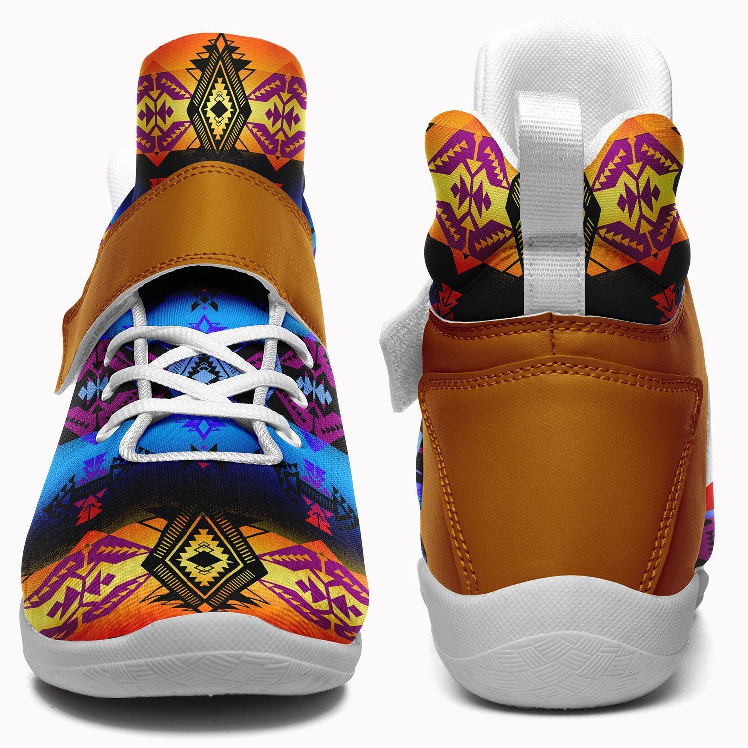 Sovereign Nation Sunset Ipottaa Basketball / Sport High Top Shoes - White Sole 49 Dzine