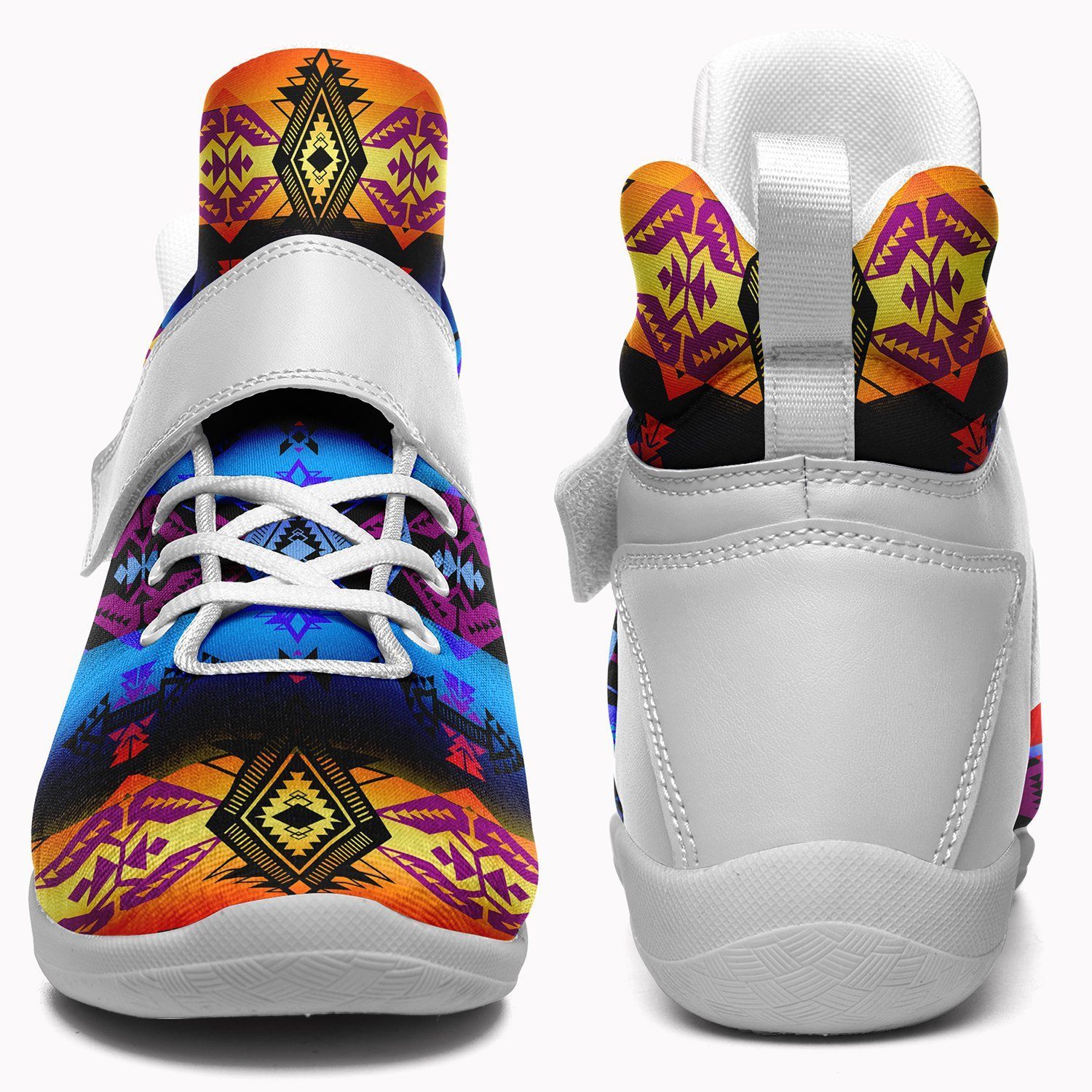 Sovereign Nation Sunset Ipottaa Basketball / Sport High Top Shoes - White Sole 49 Dzine