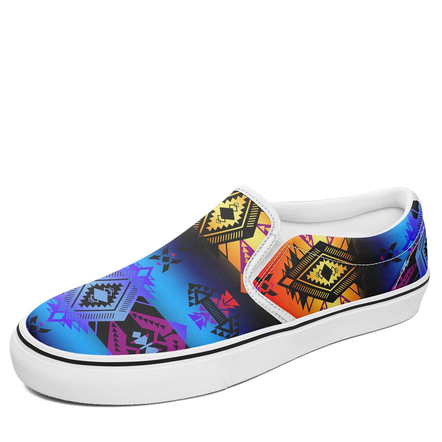 Sovereign Nation Sunset Otoyimm Canvas Slip On Shoes 49 Dzine