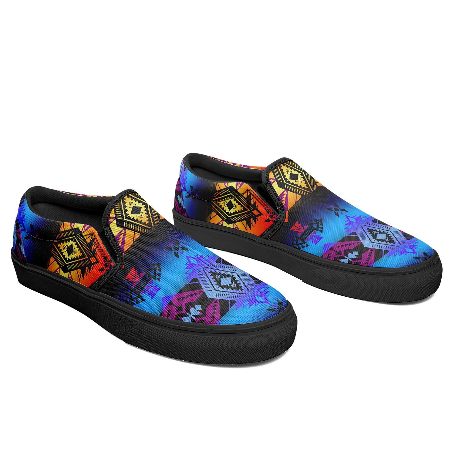 Sovereign Nation Sunset Otoyimm Canvas Slip On Shoes 49 Dzine