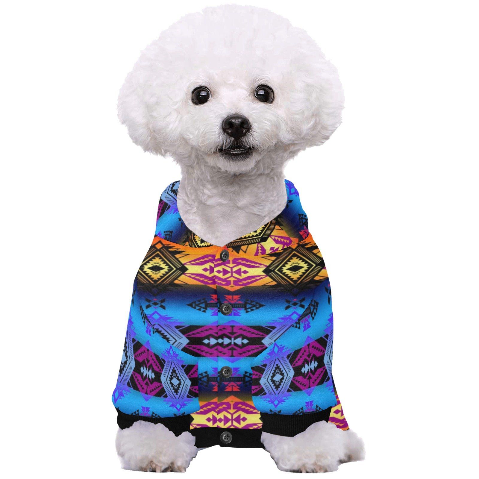 Sovereign Nation Sunset Pet Dog Hoodie Pet Dog Hoodie e-joyer