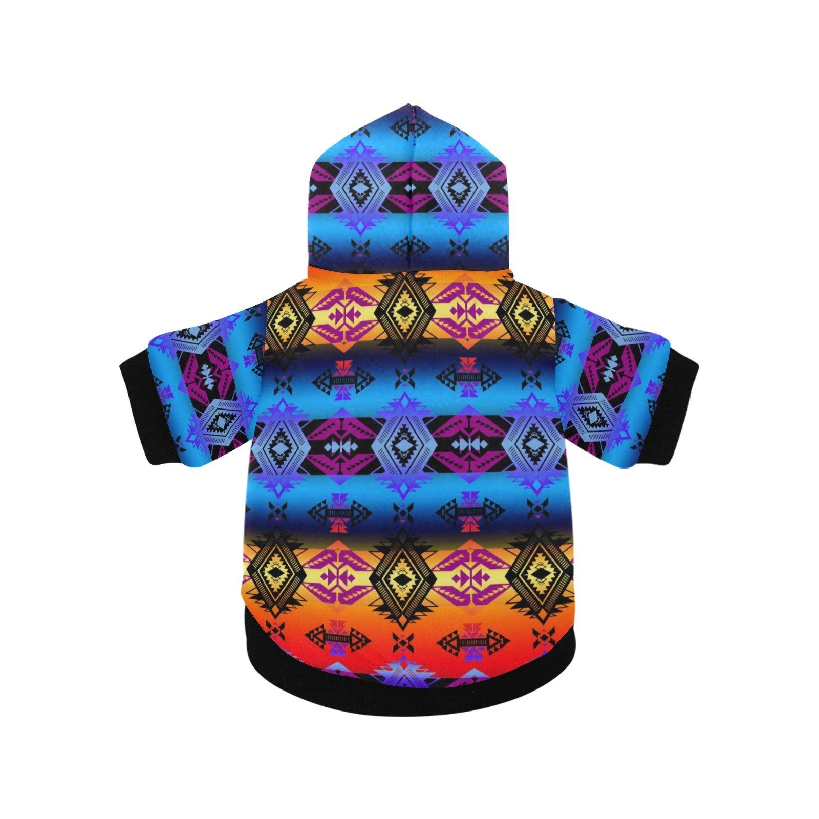 Sovereign Nation Sunset Pet Dog Hoodie Pet Dog Hoodie e-joyer