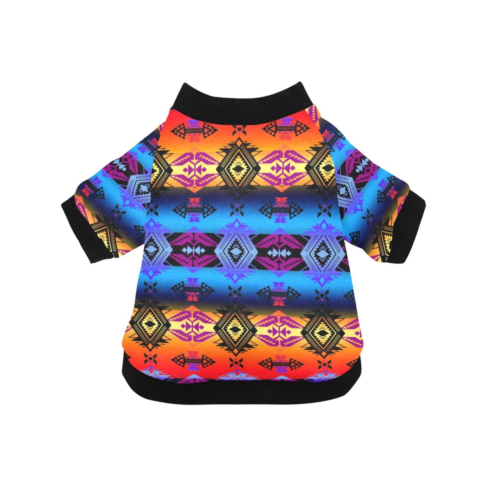 Sovereign Nation Sunset Pet Dog Round Neck Shirt Pet Dog Round Neck Shirt e-joyer