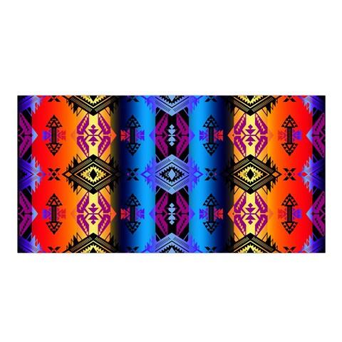 Sovereign Nation Sunset Satin Shawl Scarf 49 Dzine