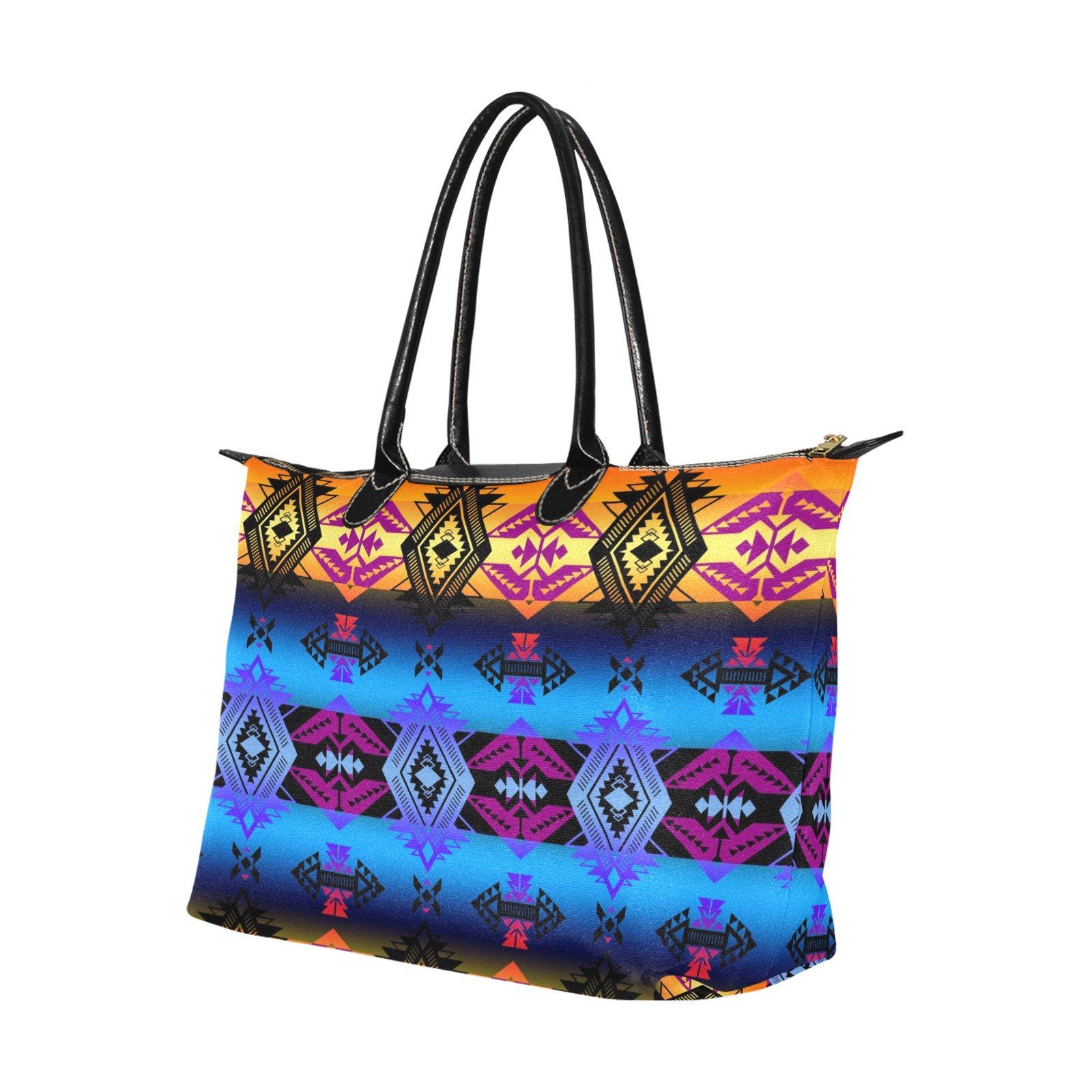 Sovereign Nation Sunset Single-Shoulder Lady Handbag (Model 1714) bag e-joyer