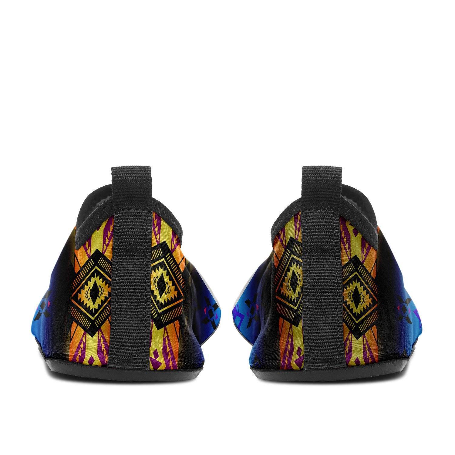Sovereign Nation Sunset Sockamoccs Kid's Slip On Shoes 49 Dzine