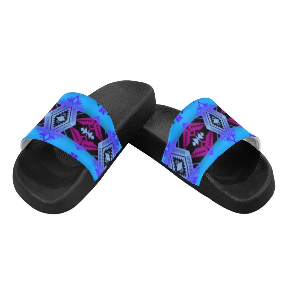 Sovereign Nation Sunset Women's Slide Sandals (Model 057) Women's Slide Sandals (057) e-joyer