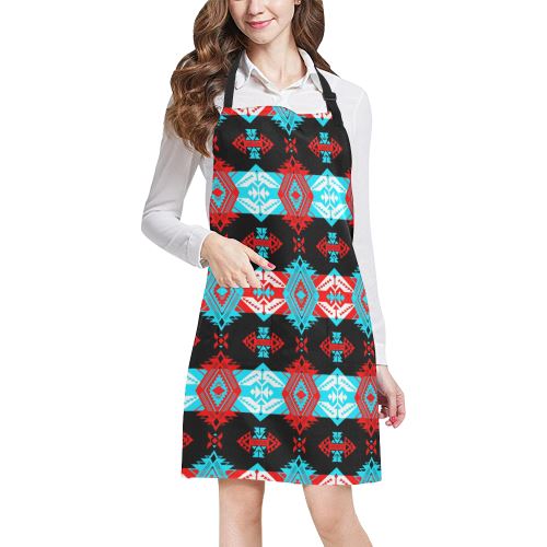 Sovereign Nation Trade Blanket v2 All Over Print Apron All Over Print Apron e-joyer