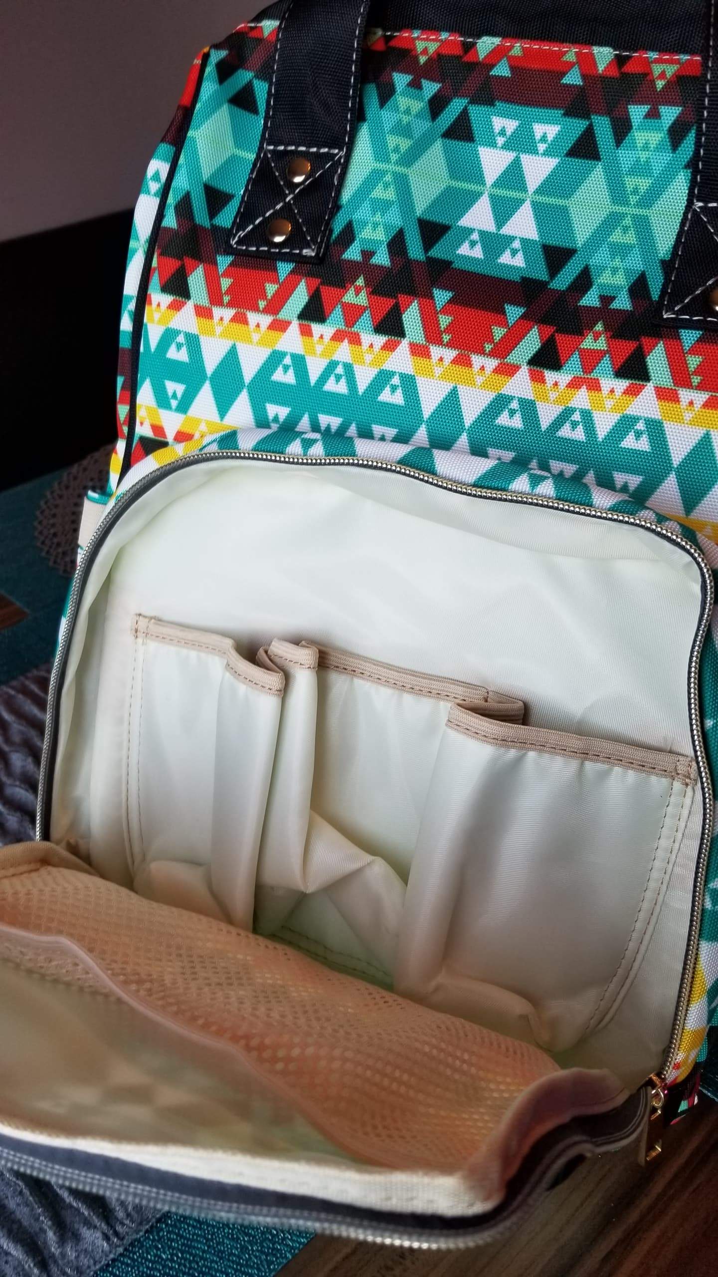 Sovereign Nation Trade Blanket v2 Multi-Function Diaper Backpack (Model 1688) Diaper Backpack (1688) e-joyer