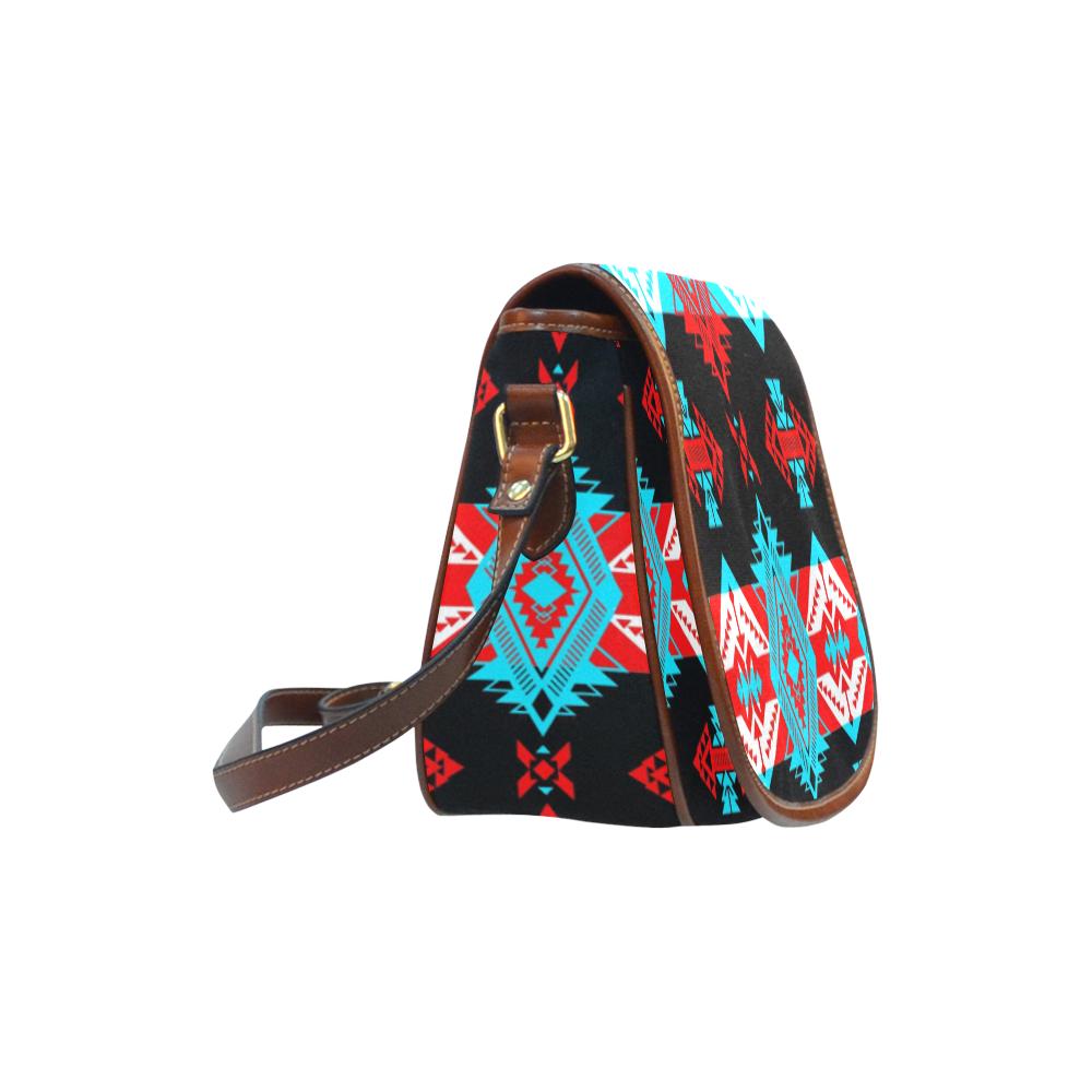 Sovereign Nation Trade Blanket v2 Saddle Bag/Small (Model 1649) Full Customization Saddle Bag/Small (Full Customization) e-joyer