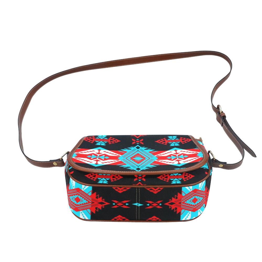 Sovereign Nation Trade Blanket v2 Saddle Bag/Small (Model 1649) Full Customization Saddle Bag/Small (Full Customization) e-joyer