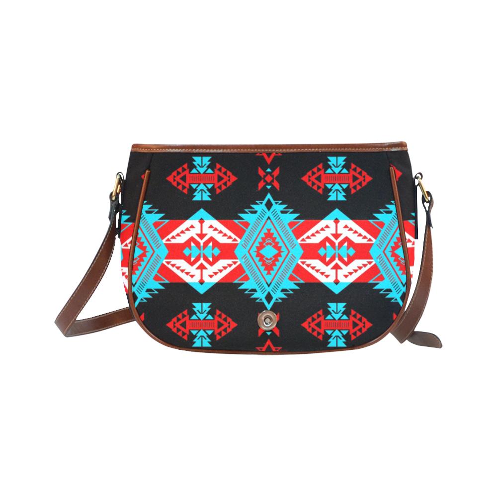 Sovereign Nation Trade Blanket v2 Saddle Bag/Small (Model 1649) Full Customization Saddle Bag/Small (Full Customization) e-joyer