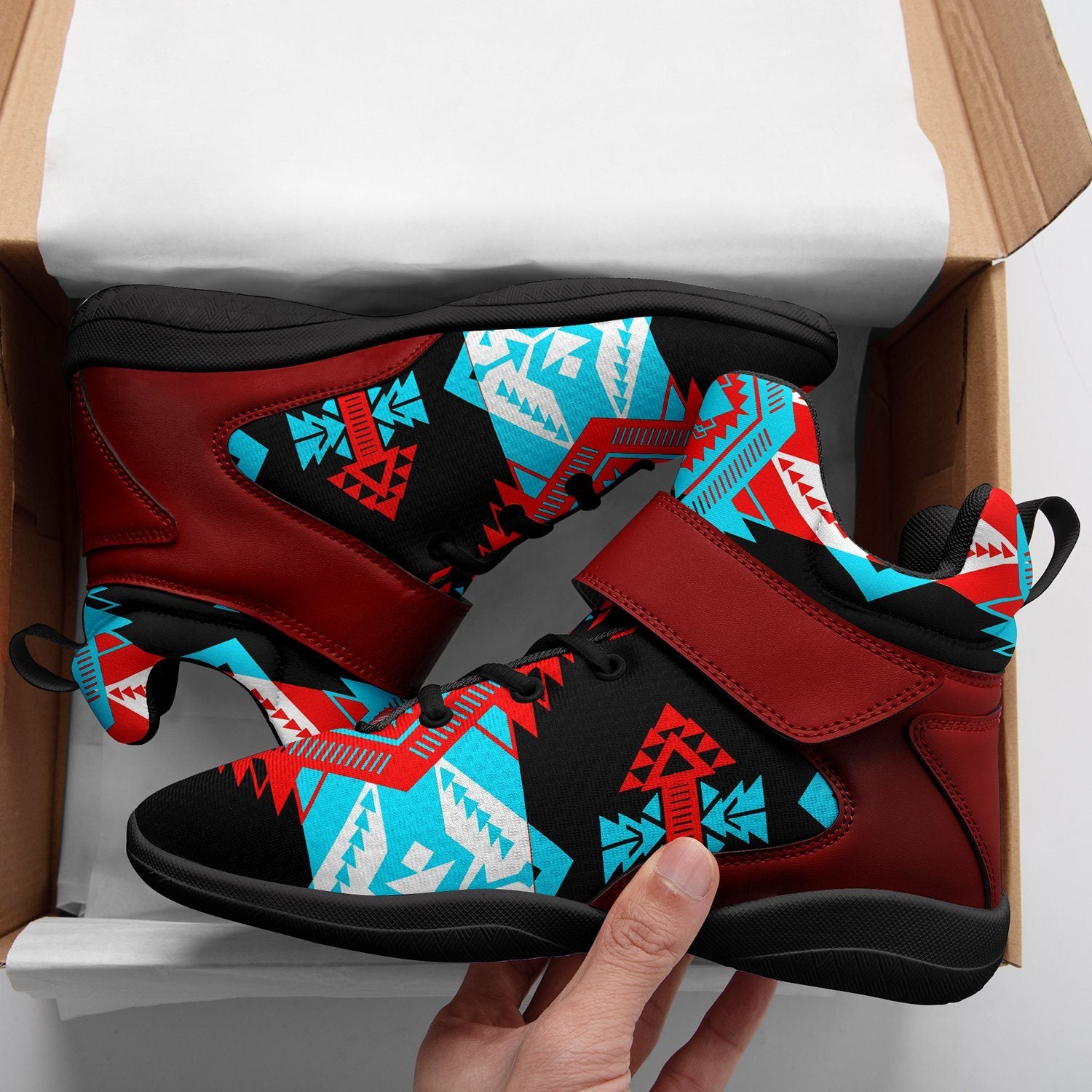 Sovereign Nation Trade Ipottaa Basketball / Sport High Top Shoes 49 Dzine