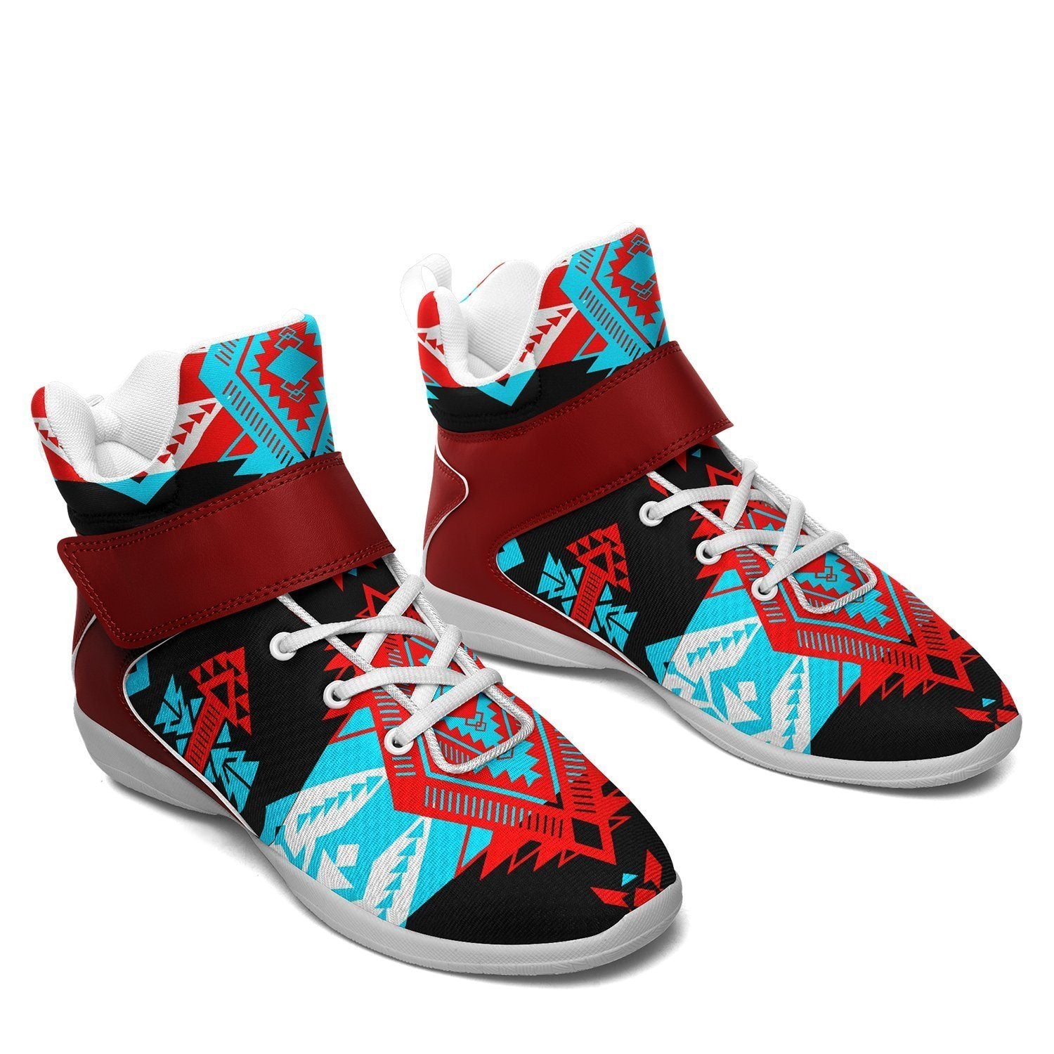 Sovereign Nation Trade Ipottaa Basketball / Sport High Top Shoes - White Sole 49 Dzine