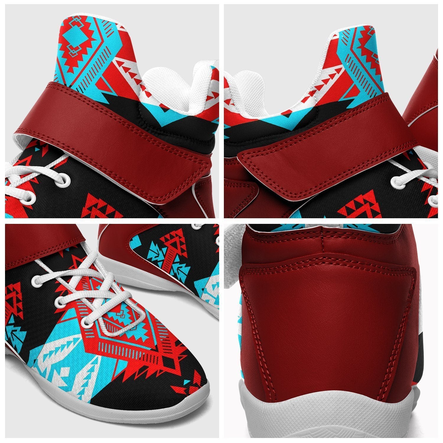 Sovereign Nation Trade Ipottaa Basketball / Sport High Top Shoes - White Sole 49 Dzine