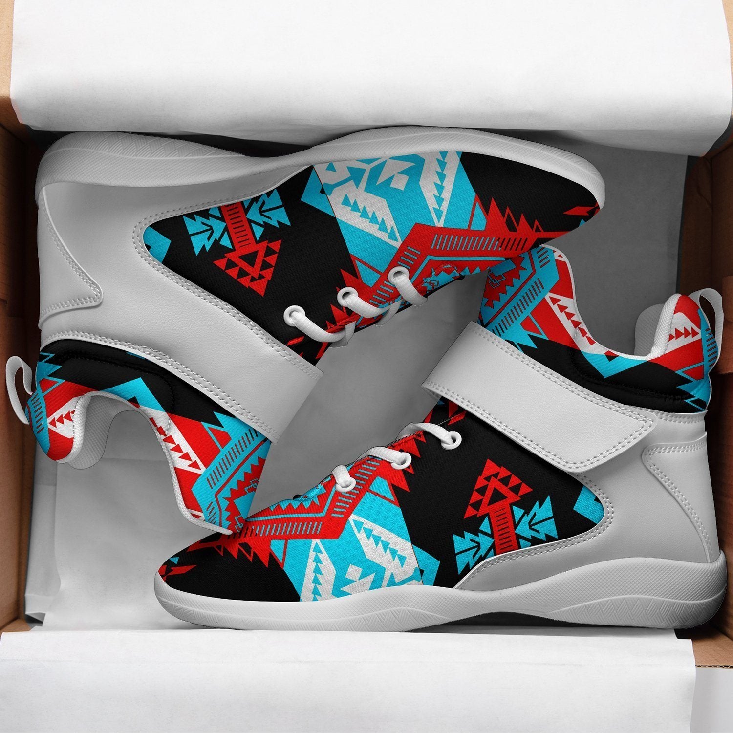 Sovereign Nation Trade Ipottaa Basketball / Sport High Top Shoes - White Sole 49 Dzine