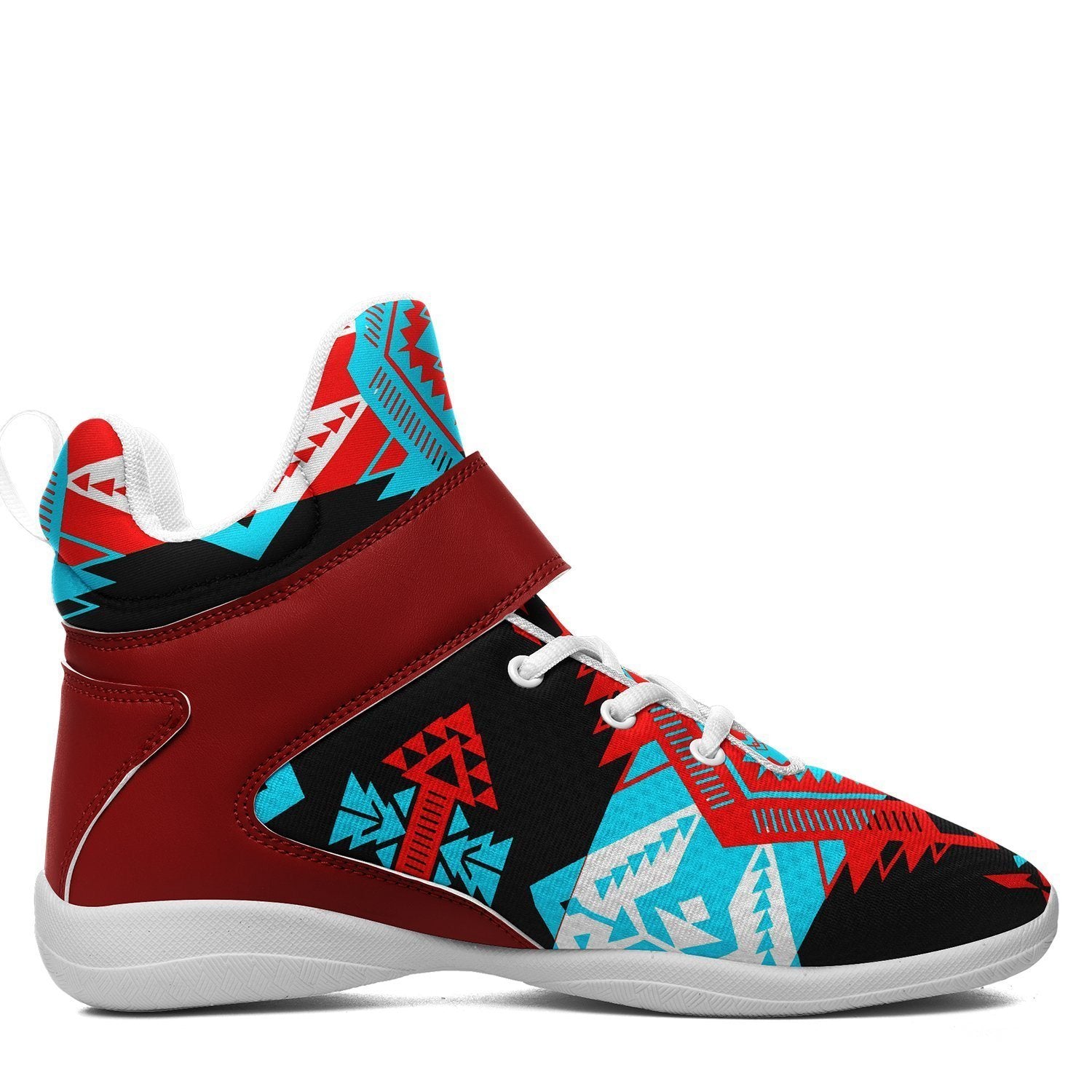 Sovereign Nation Trade Ipottaa Basketball / Sport High Top Shoes - White Sole 49 Dzine