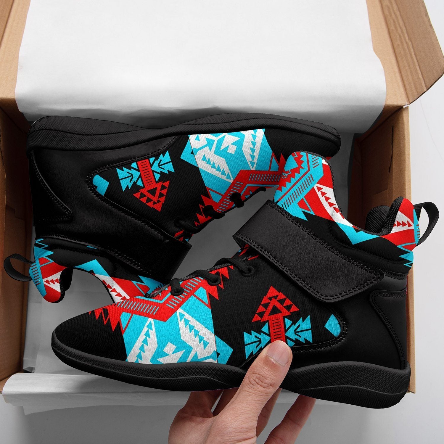 Sovereign Nation Trade Kid's Ipottaa Basketball / Sport High Top Shoes 49 Dzine