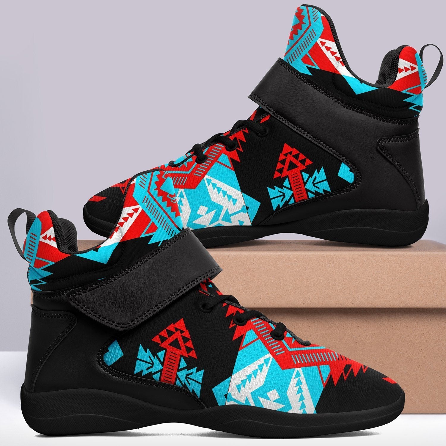 Sovereign Nation Trade Kid's Ipottaa Basketball / Sport High Top Shoes 49 Dzine