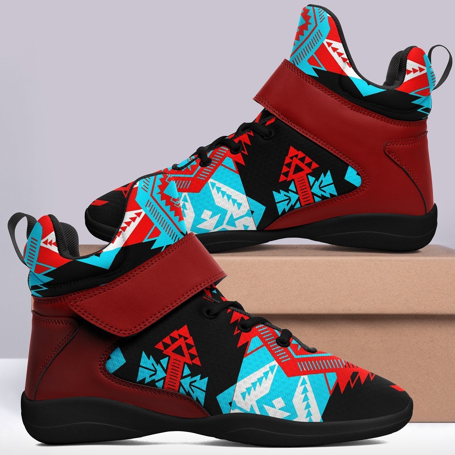Sovereign Nation Trade Kid's Ipottaa Basketball / Sport High Top Shoes 49 Dzine