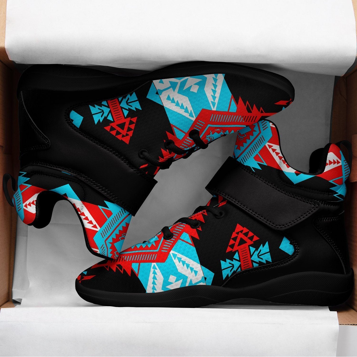 Sovereign Nation Trade Kid's Ipottaa Basketball / Sport High Top Shoes 49 Dzine