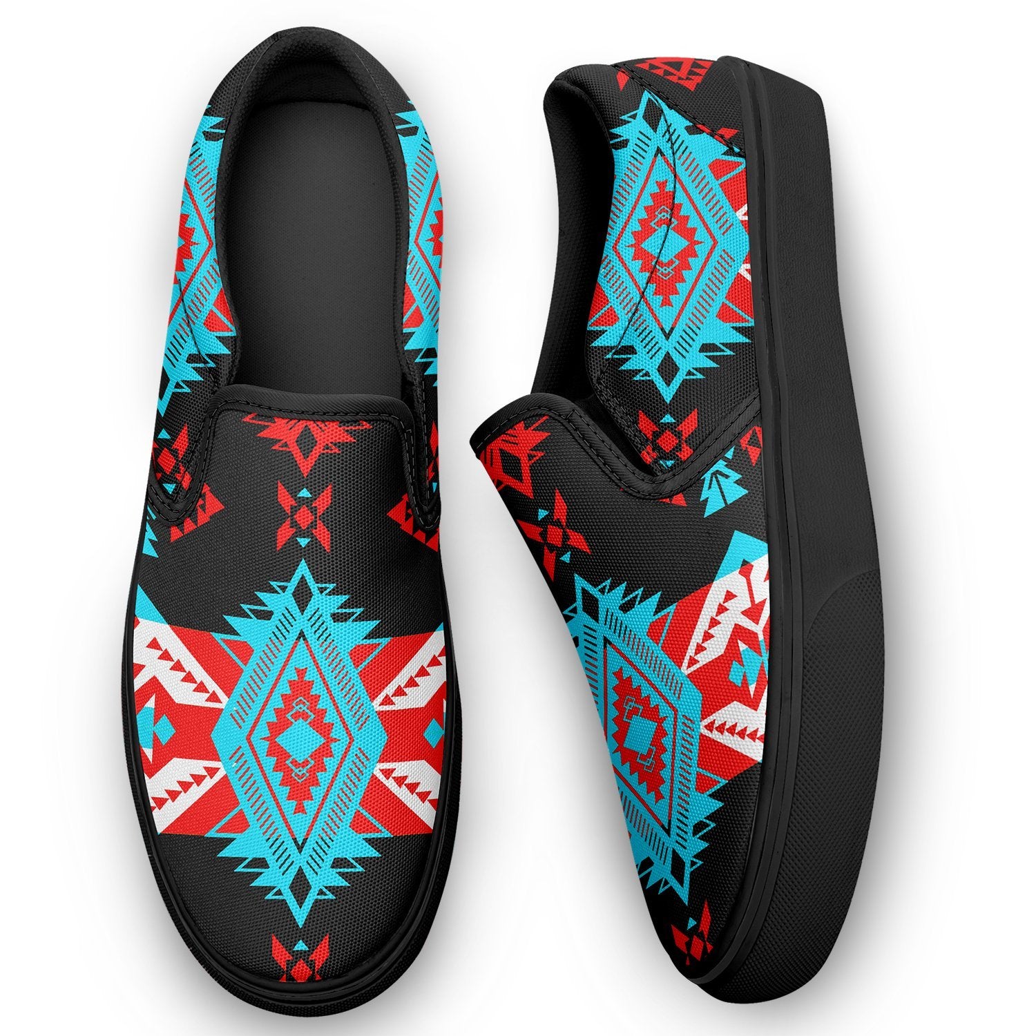 Sovereign Nation Trade Otoyimm Canvas Slip On Shoes 49 Dzine