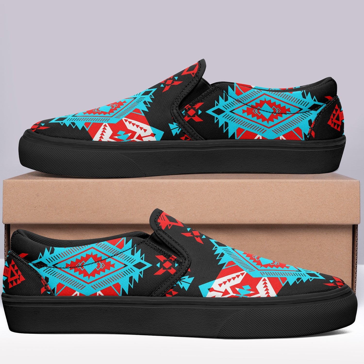 Sovereign Nation Trade Otoyimm Canvas Slip On Shoes 49 Dzine