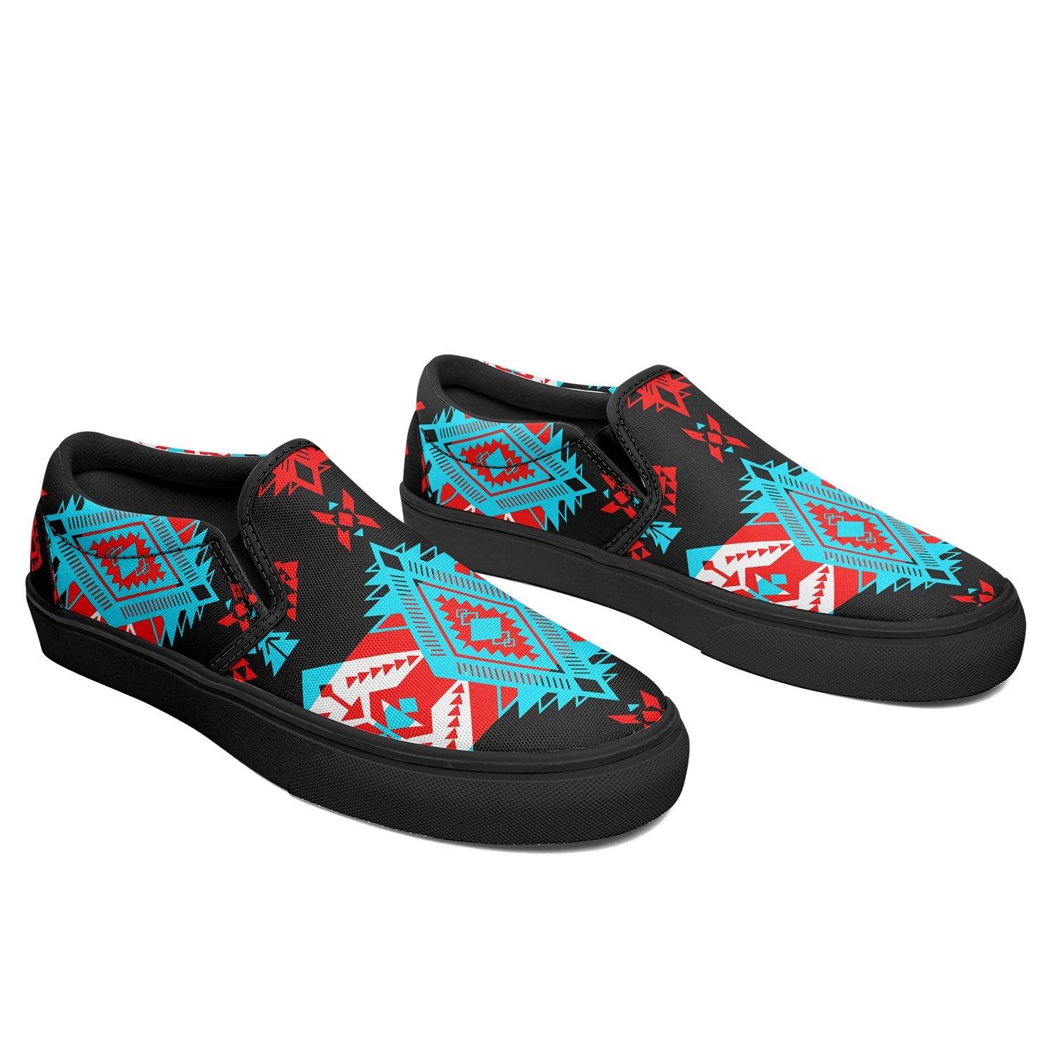 Sovereign Nation Trade Otoyimm Kid's Canvas Slip On Shoes 49 Dzine