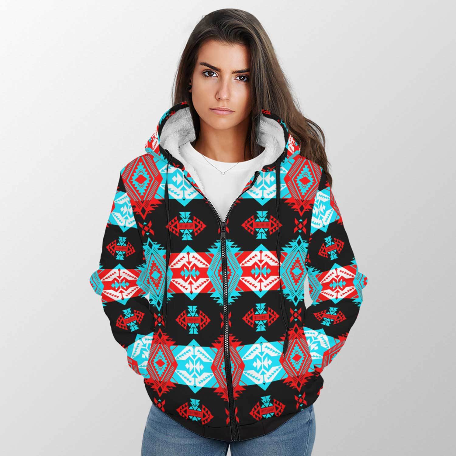 Sovereign Nation Trade Sherpa Hoodie 49 Dzine