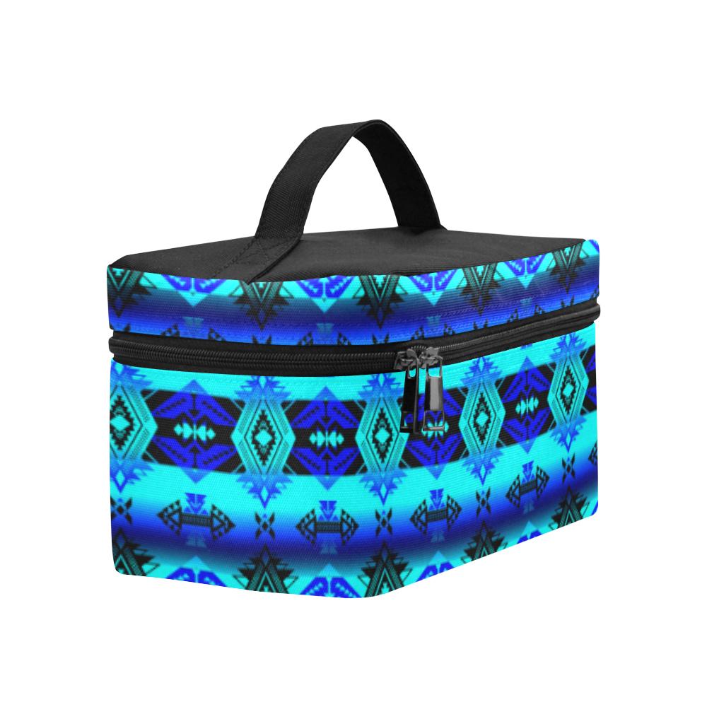 Soveriegn Nation Midnight Cosmetic Bag/Large (Model 1658) Cosmetic Bag e-joyer