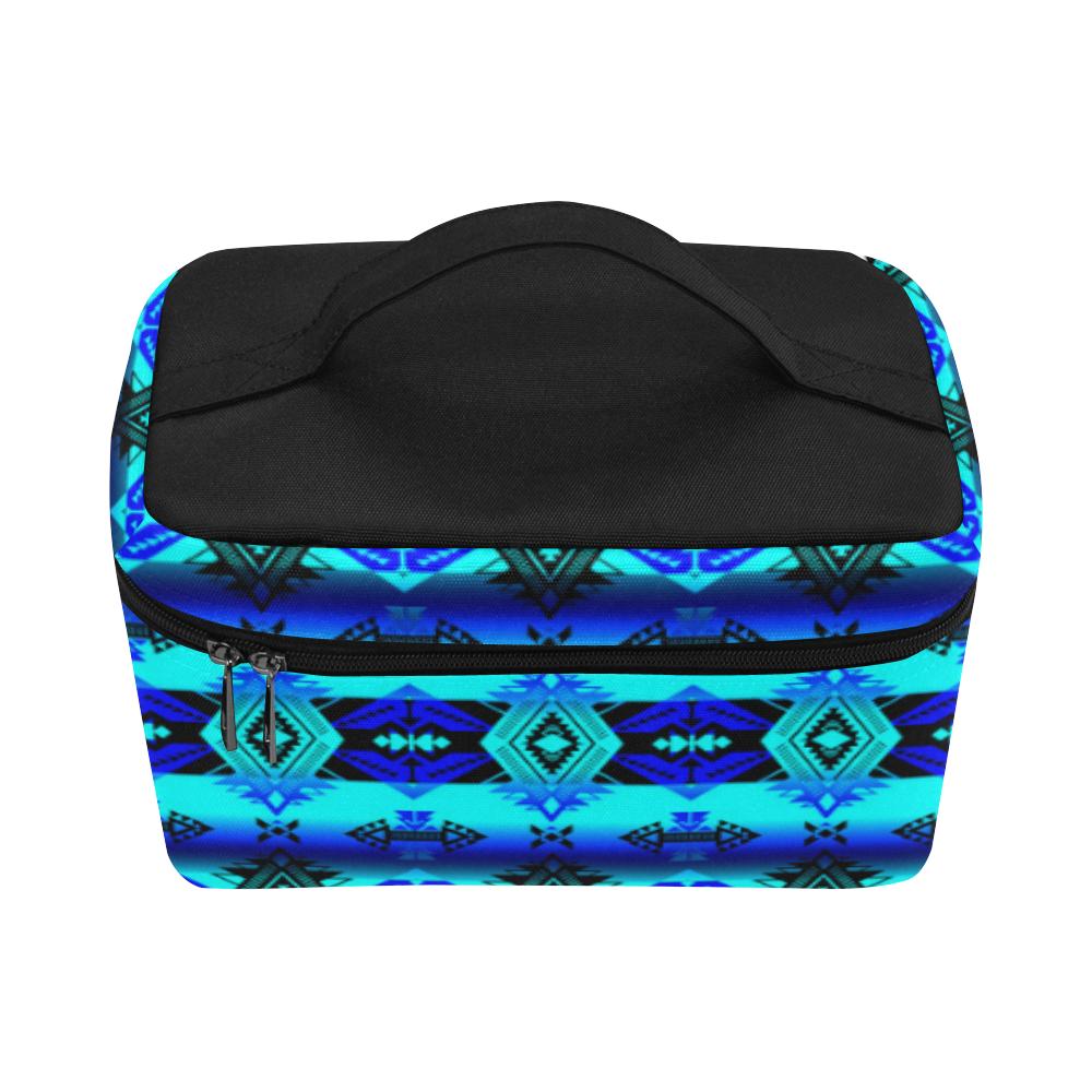 Soveriegn Nation Midnight Cosmetic Bag/Large (Model 1658) Cosmetic Bag e-joyer