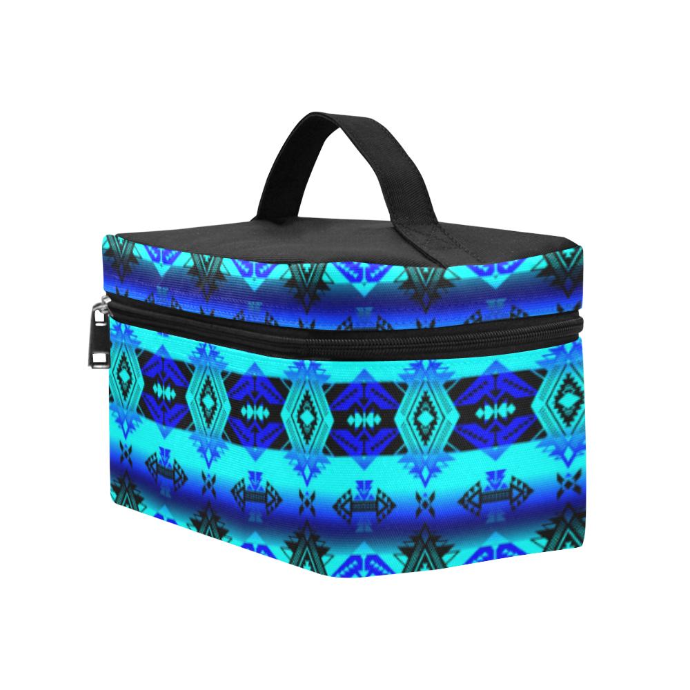 Soveriegn Nation Midnight Cosmetic Bag/Large (Model 1658) Cosmetic Bag e-joyer
