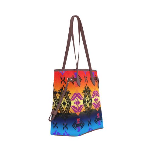 Soveriegn Nation Sunset Clover Canvas Tote Bag (Model 1661) Clover Canvas Tote Bag (1661) e-joyer