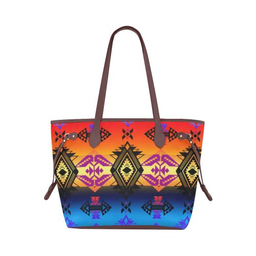 Soveriegn Nation Sunset Clover Canvas Tote Bag (Model 1661) Clover Canvas Tote Bag (1661) e-joyer