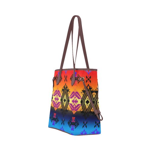 Soveriegn Nation Sunset Clover Canvas Tote Bag (Model 1661) Clover Canvas Tote Bag (1661) e-joyer