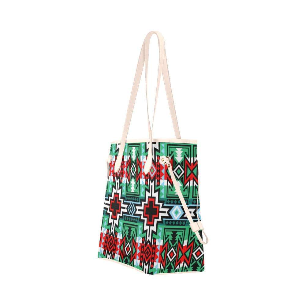 Star Blanket Clover Canvas Tote Bag (Model 1661) Clover Canvas Tote Bag (1661) e-joyer