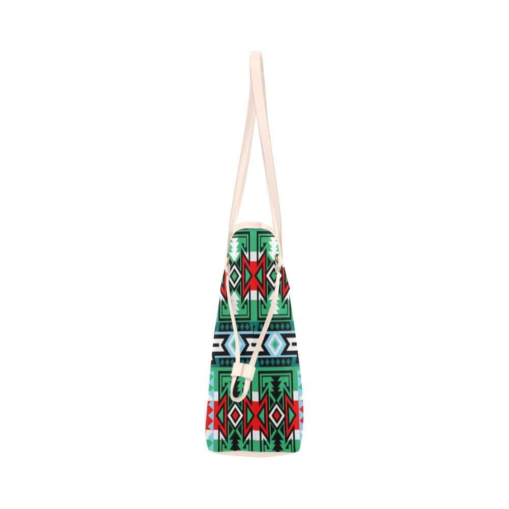 Star Blanket Clover Canvas Tote Bag (Model 1661) Clover Canvas Tote Bag (1661) e-joyer