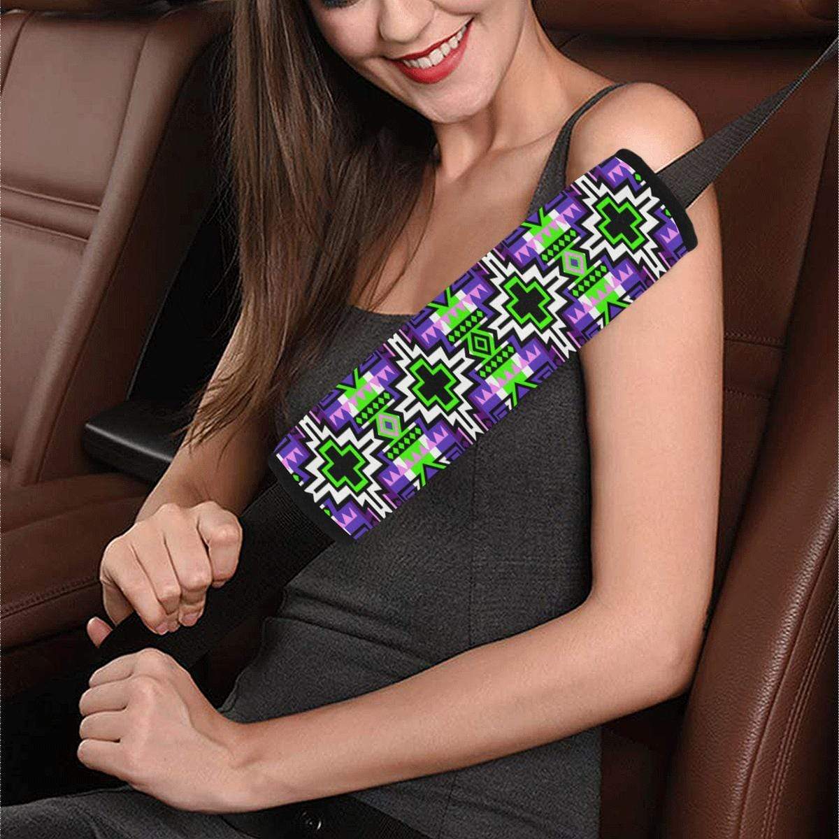 Star Blanket Moon Shadow Car Seat Belt Cover 7''x12.6'' Car Seat Belt Cover 7''x12.6'' e-joyer