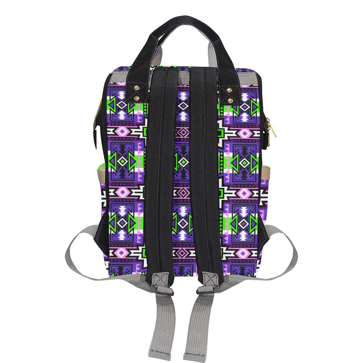 Star Blanket Moon Shadow Multi-Function Diaper Backpack (Model 1688) Diaper Backpack (1688) e-joyer